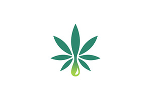 Cannabis Logo, a Branding & Logo Template by Pure Design