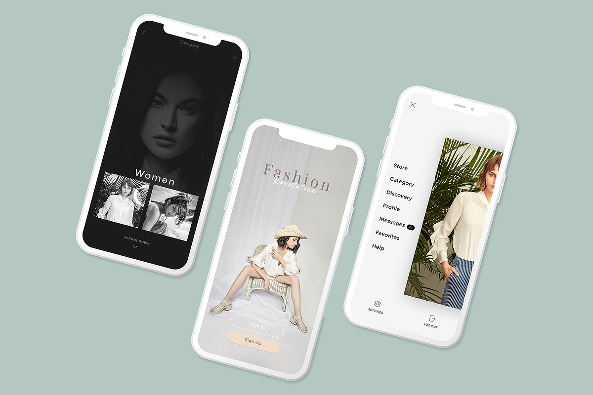 Minimalist iPhone Mockup, an iPhone Mockup by floringheorghe (Photo 5 of 6)