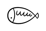 Doodle Hand Drawn Fish Collection, an Animal Illustration by Elena Pimukova (Thumbnail 12 of 13)