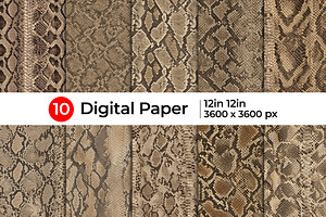 Realistic Snake Skin Patterns