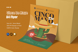 Cinco De Mayo Flyer, a Flyer Template by Esensifiksi.studio