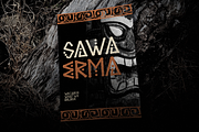 Sawa Erma – A Totemic Typeface, a Handwritten Font by Inviline.co (Thumbnail 7 of 15)
