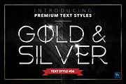 Gold & Silver #4 - 20 Text Styles, a Layer Style Add-On by Jonas Stensgaard (Thumbnail 7 of 23)