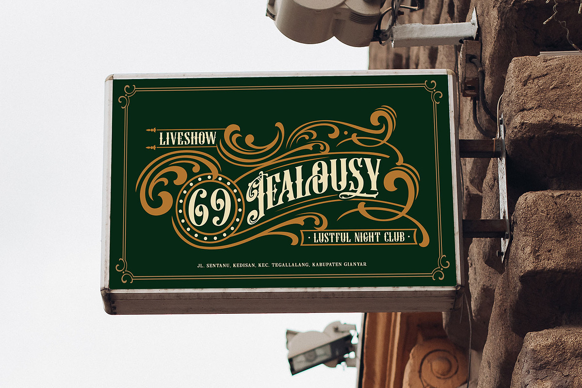 Back Honey Victorian Font, a Serif Font by alit design (Photo 14 of 17)