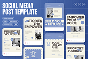 Empowering Woman Podcast IG Post, a Social Media Template by Annora Studio (Thumbnail 1 of 6)