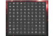 Fireworks sparkler Brush, Photoshop, a Brush Add-On by Chipshpow Graphics (Thumbnail 2 of 8)