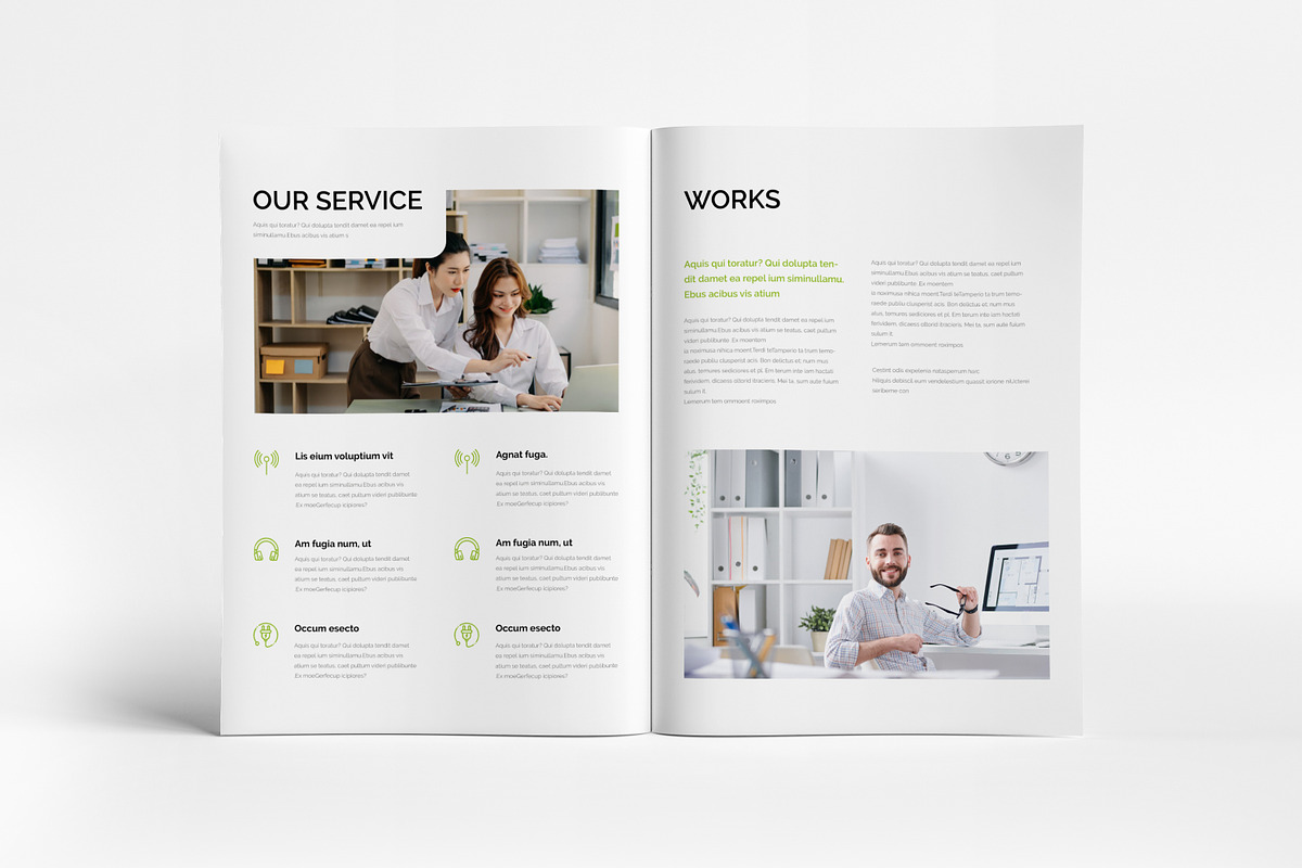 Creative Proposal Template I Canva, a Brochure Template by PixWork (Photo 5 of 9)