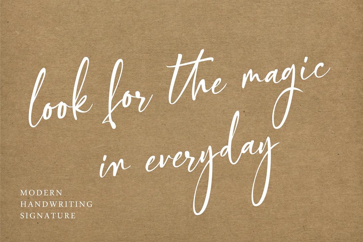 Bangkok Story | Handwritten Font, a Handwritten Font by ManType (Photo 3 of 10)
