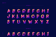 Plastic font / Illustrated letters, a Font by alekseiderin (Thumbnail 5 of 8)