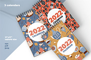Cozy 2022 calendars collection, a Stationery Template by Lana Sham (Thumbnail 2 of 10)