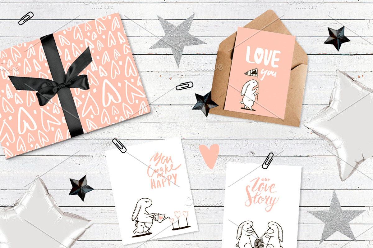 ROMANTIC CARDS COLLECTION, an Illustration by solmariart (Photo 4 of 5)