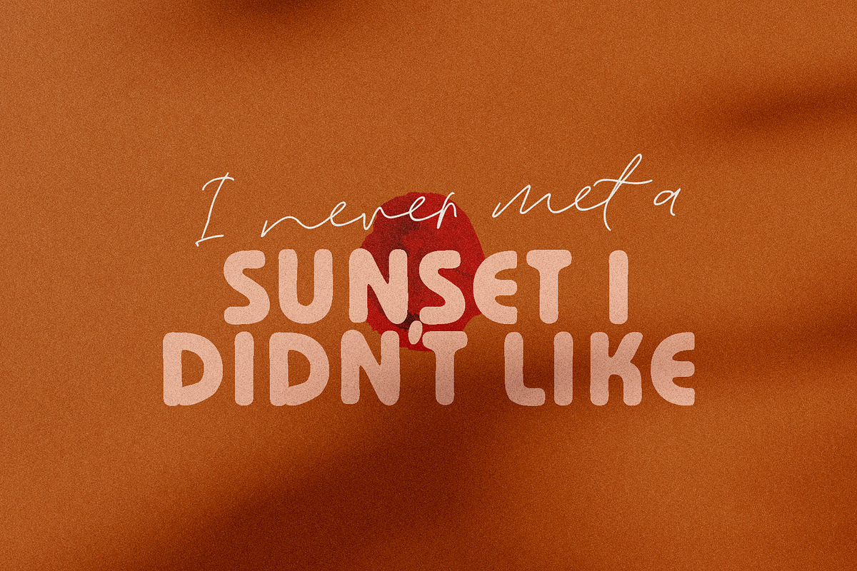 Darling Rosie Font Duo + Watercolor preview 8