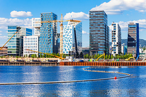 Barcode Project in Oslo, a Photo by saiko3p