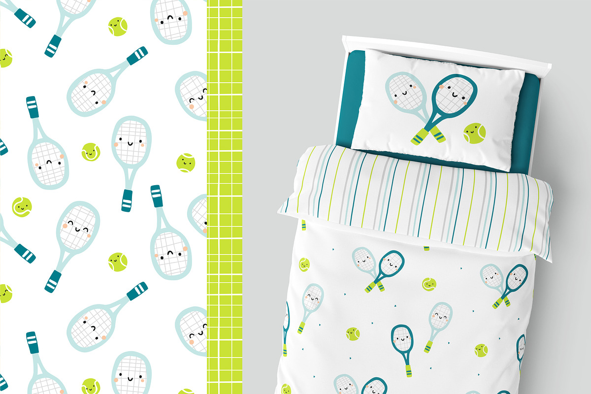 Tennis, a Pattern Graphic by SurfaceStories (Photo 6 of 8)