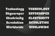 CYBER SHARKS - Futuristic Typeface, a Sans Serif Font by Havinkpen (Thumbnail 5 of 6)