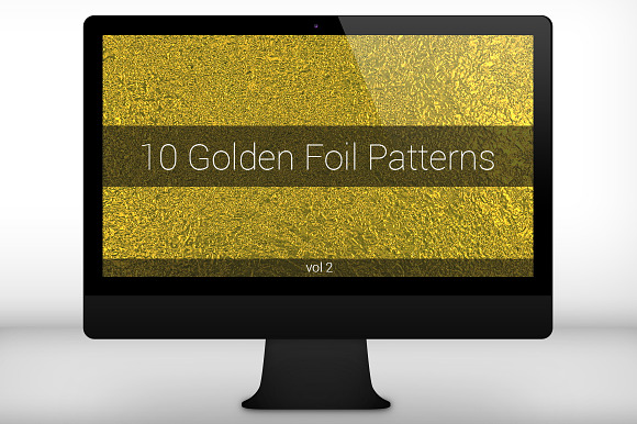 Golden Foil Seamless Patterns (v 2) preview 6