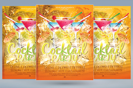 Cocktail Party Flyer