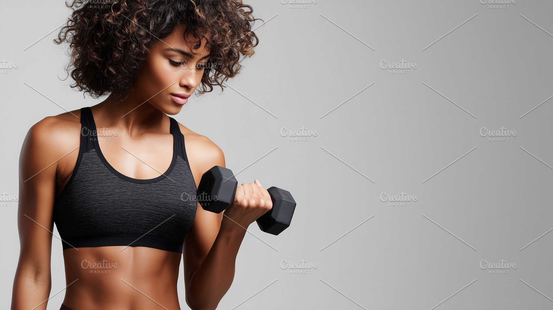 Strong athletic woman in sportswear, a Sports & Recreation Photo by MistyDay