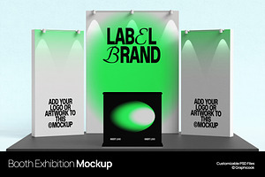 Booth Exhibition Mockup, a Mockup by graphicook