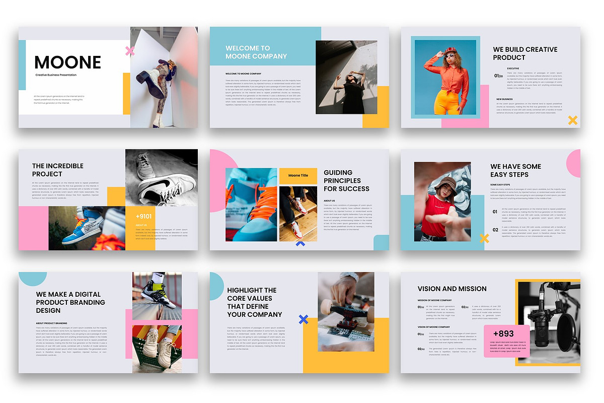 Moone – Creative Business PowerPoint, a Presentation Template by kreatifreya (Photo 5 of 5)
