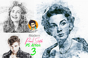 Artistic Pencil Sketch PS Action, an Action Add-On by MRI STUDIO (Thumbnail 1 of 14)