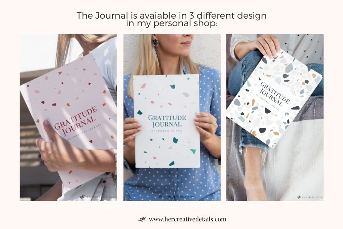 Gratitude Journal Printable - 01, a Brochure Template by Her creative details (Photo 5 of 5)