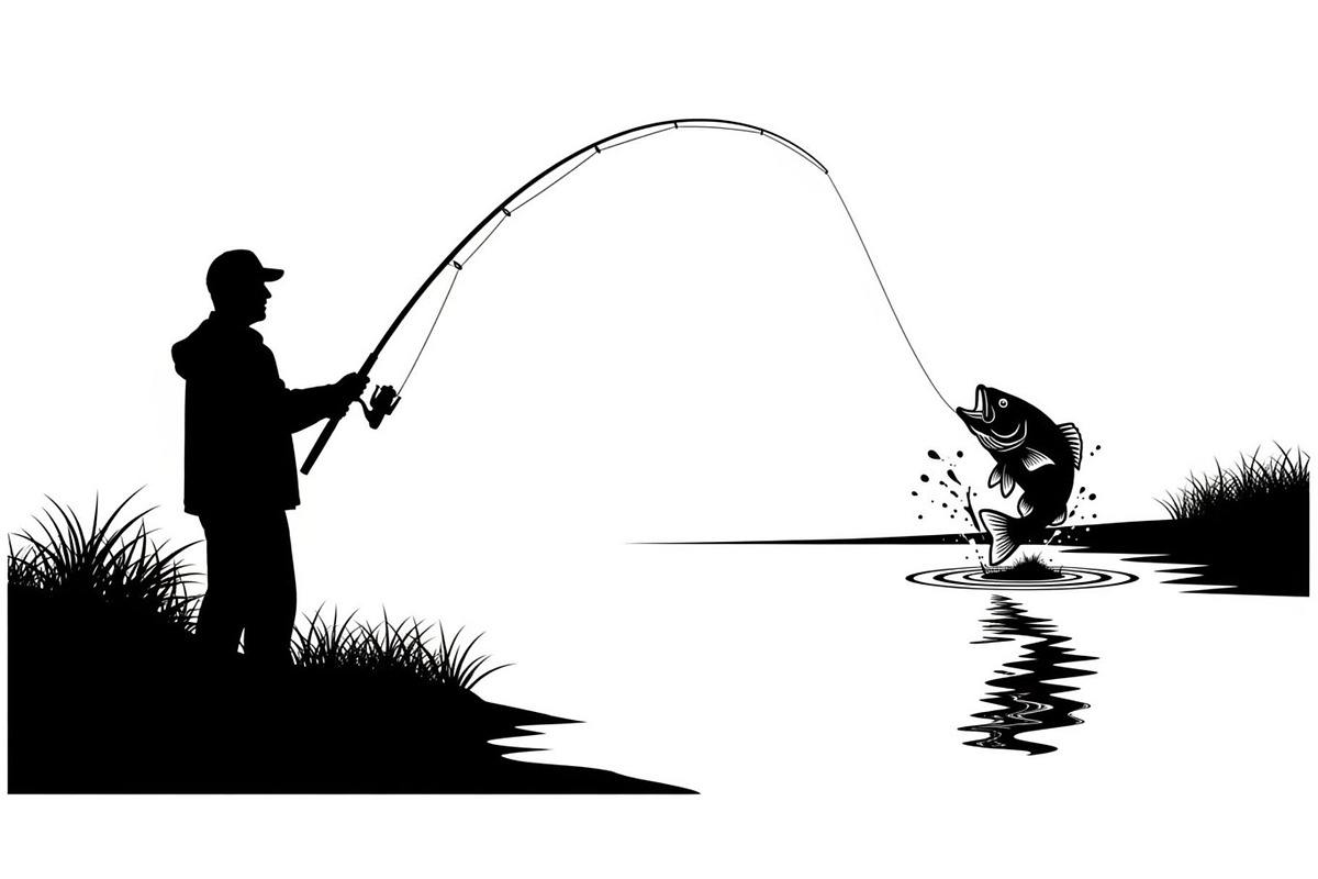 Fishing Silhouette Vector Bundle, an Illustration by hafijul (Photo 9 of 51)