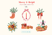 Merry & Bright. Christmas Collection, a Seasonal Illustration by Olya Haifisch (Thumbnail 8 of 12)