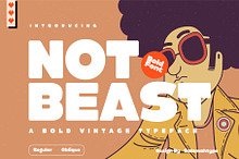 Not Beast - Vintage Bold Font