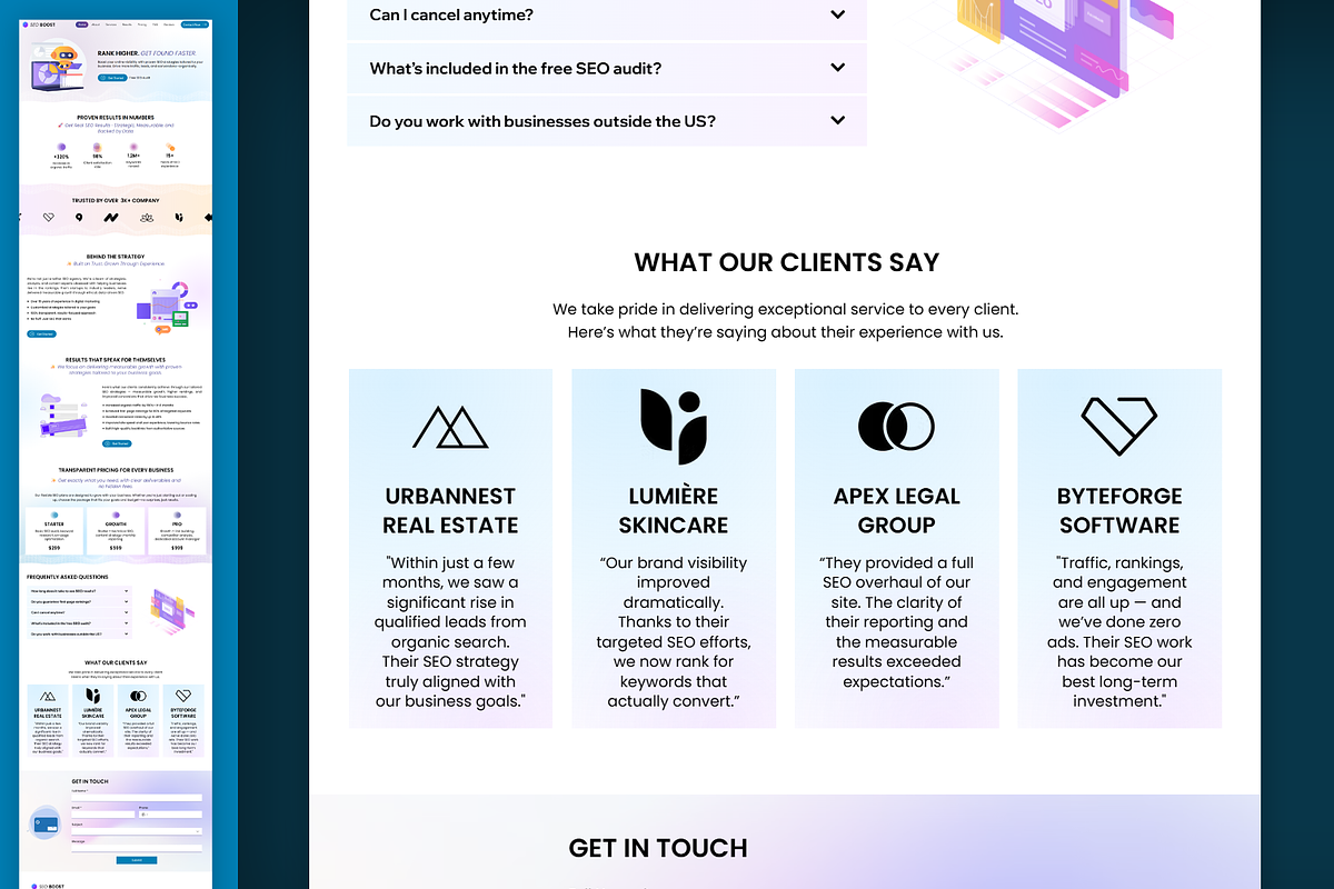 Seo Agency Wix Studio Website, a Wix Template by Kitteeh (Photo 10 of 11)