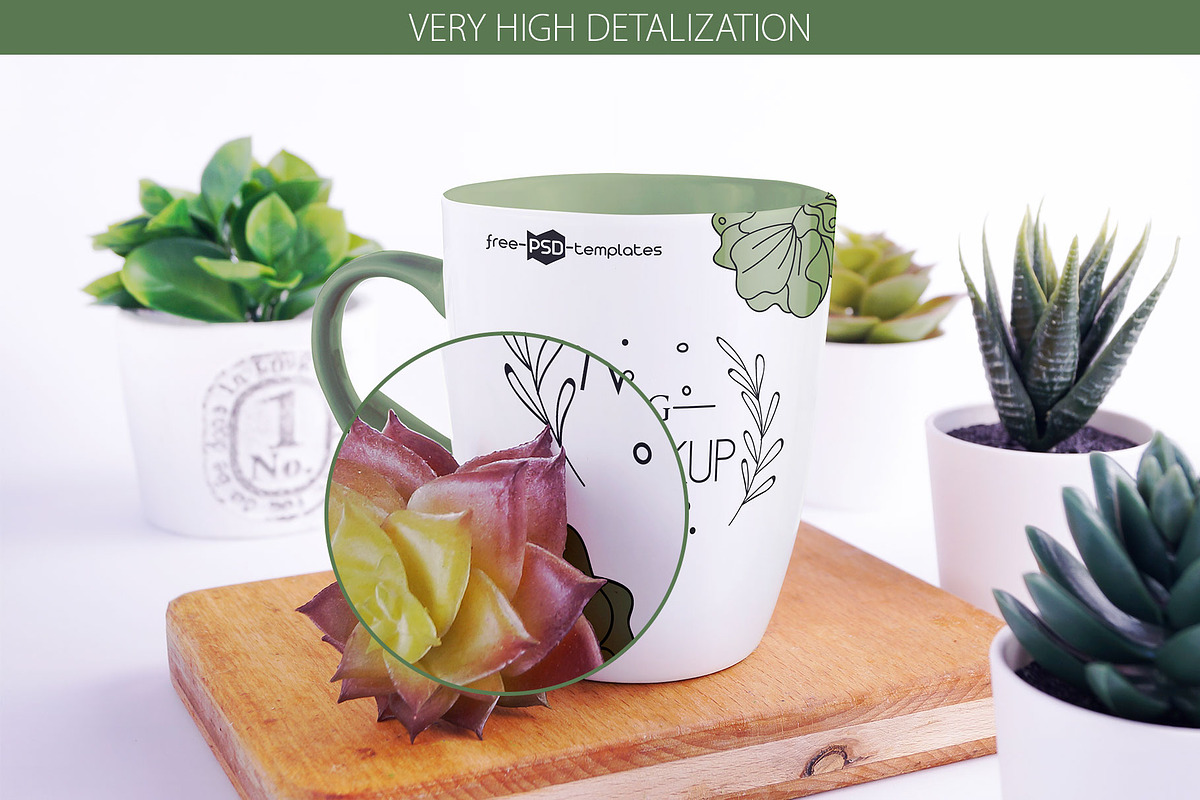 9 Mug Mockups, a Cups & Container Mockup by Free-PSD-Templates (Photo 5 of 5)