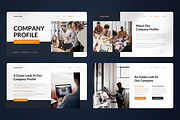 Company Profile Google Slides, a Presentation Template by SquidPixey (Thumbnail 2 of 7)