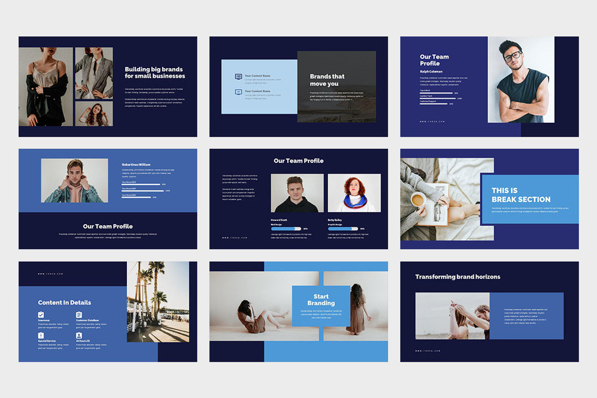 Fovea : Creative Blue Keynote, a Presentation Template by Punkl Camp (Photo 7 of 9)