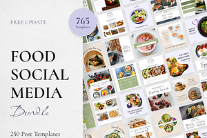 Food Social Bundle Canva