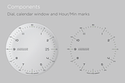 Watch face vector drawing- Max Bill, an Object Graphic by Iamjaydesign (Thumbnail 2 of 6)