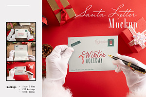 Santa Letter Mockup