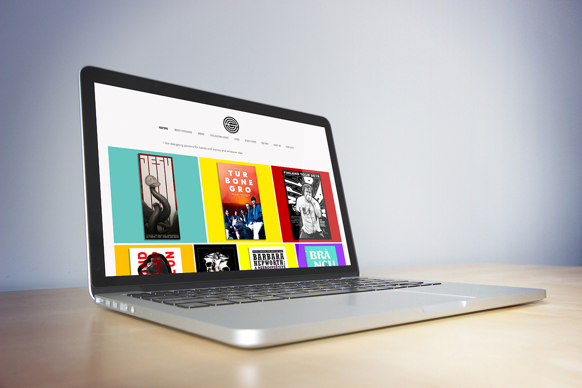 Laptop Mockups, a Templates & Theme by Evan Schlomann (Photo 5 of 7)
