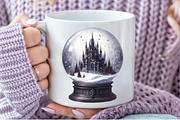 Goth Christmas Clipart, an Illustration by Pixels.Craft (Thumbnail 5 of 7)