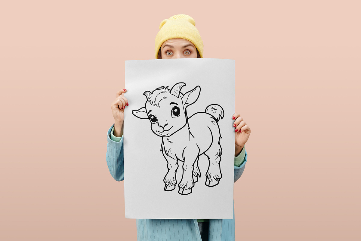 Cute Animals Coloring Page, a Graphic by Forhadx5 (Photo 11 of 12)