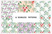 Watercolor floral collection, an Illustration by TATIANA_GERICH (Thumbnail 6 of 10)
