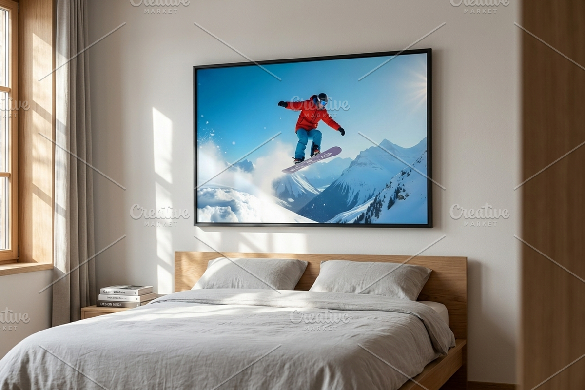 Snowboarder Mountain Air Stock Photo, a Sports & Recreation Photo by Aura Canyon HQ (Photo 7 of 9)
