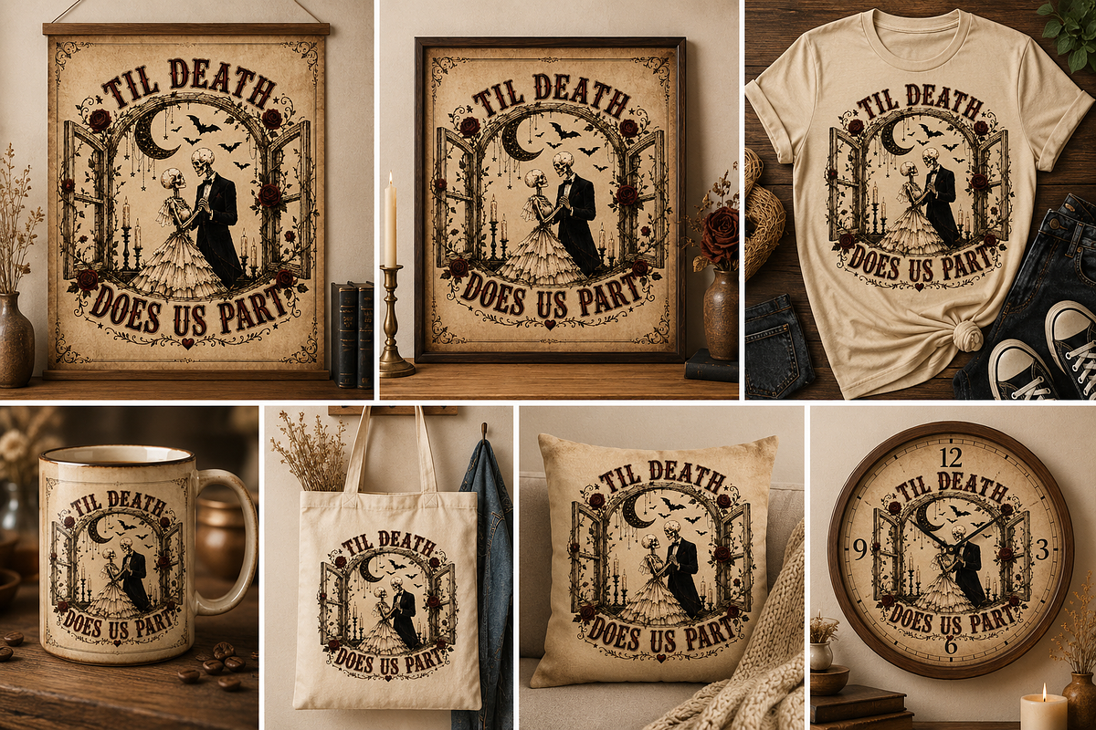 Dark Academia Halloween Png Bundle, an Object Graphic by Daisy Design (Photo 12 of 21)