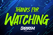 Errorism - Original Handmade Brush, a Font by Gassstype (Thumbnail 8 of 8)
