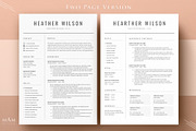 Professional Resume CV Template, a Resume Template by MAM Design (Thumbnail 3 of 10)