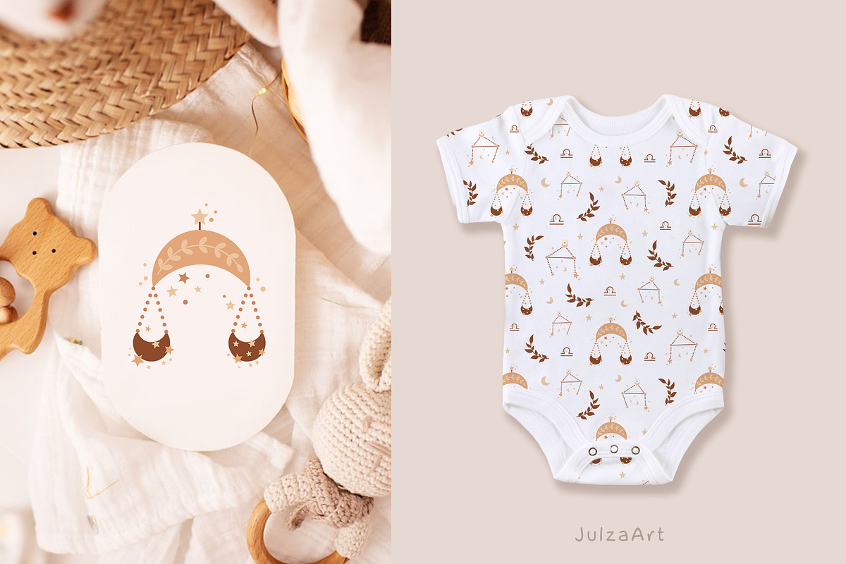 Zodiac baby collection, an Object Illustration by JulzaArt (Photo 8 of 10)