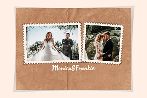 Stamps Style Photo Templates