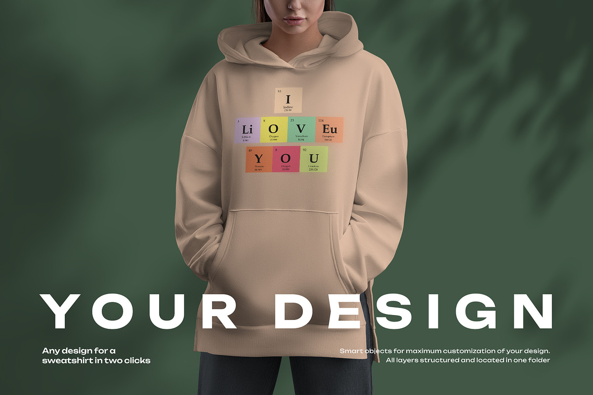 Mockups Woman Oversize Long Hoodies, a Hoody Mockup by Grow Design Craft Studio (Photo 4 of 9)