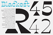 Blackest - 8 fonts, a Serif Font by Zetafonts (Thumbnail 2 of 14)