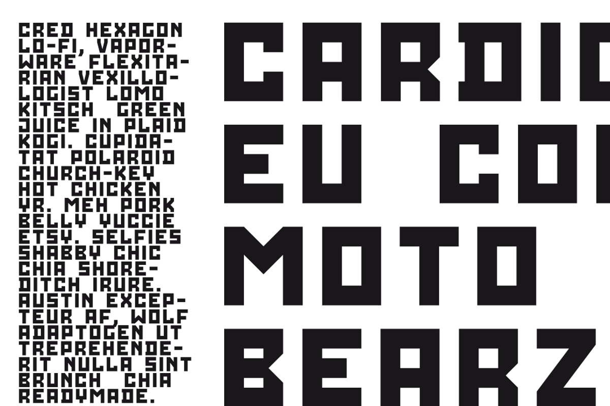 CUFEL Font preview 5