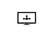 Smart TV Multimedia Hub Icons, a Graphic by hafijul (Thumbnail 4 of 15)